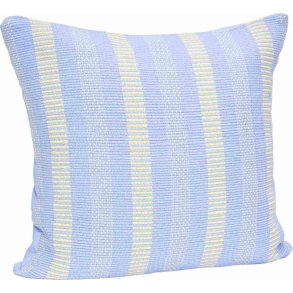 H&uuml;bsch Morph Kissen 60x60 cm, Hellblau/Gelb