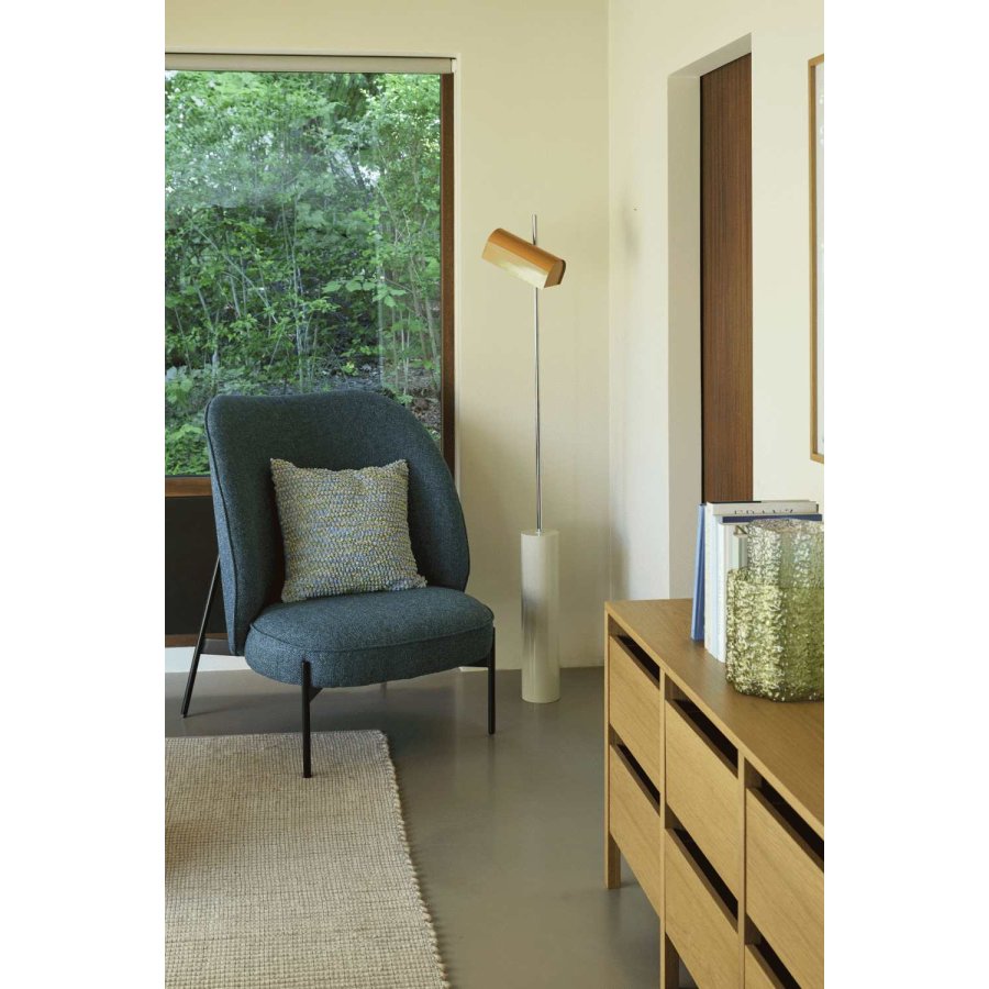 H&uuml;bsch Blend Kissen 50x50 cm, Hellblau