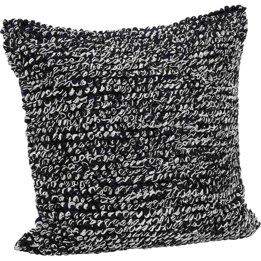 H&uuml;bsch Blend Kissen 50x50 cm, Dunkelblau