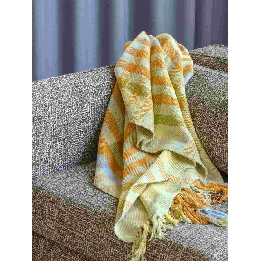 H&uuml;bsch Tarta Decke 140x200 cm, Gelb