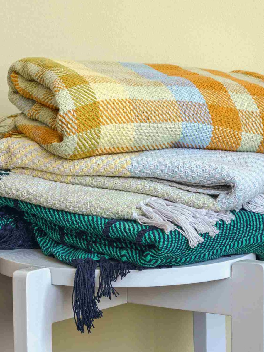 H&uuml;bsch Tarta Decke 140x200 cm, Gelb