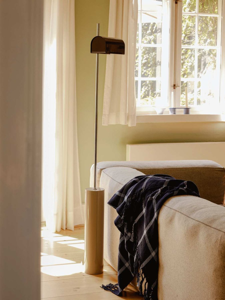 H&uuml;bsch Flok Decke 140x200 cm, Dunkelblau/Hellblau