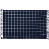 H&uuml;bsch Flok Plaid 140x200 cm, M�rkebl�/Lysebl�