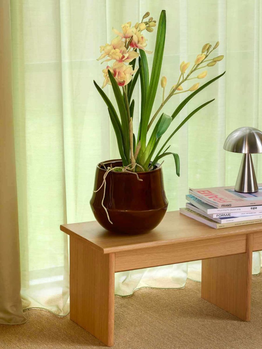 Hbsch Vibe Blumentopf 2er Set, Braun