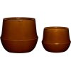 Hbsch Vibe Blumentopf 2er Set, Braun