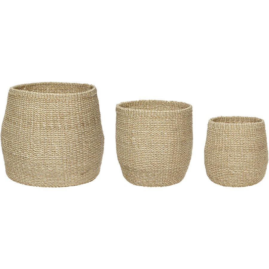 H&uuml;bsch Sort Kurve 3 stk, Natur