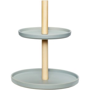 H&uuml;bsch Uplift &Eacute;tag&egrave;re �26 cm, Gr�/Natur