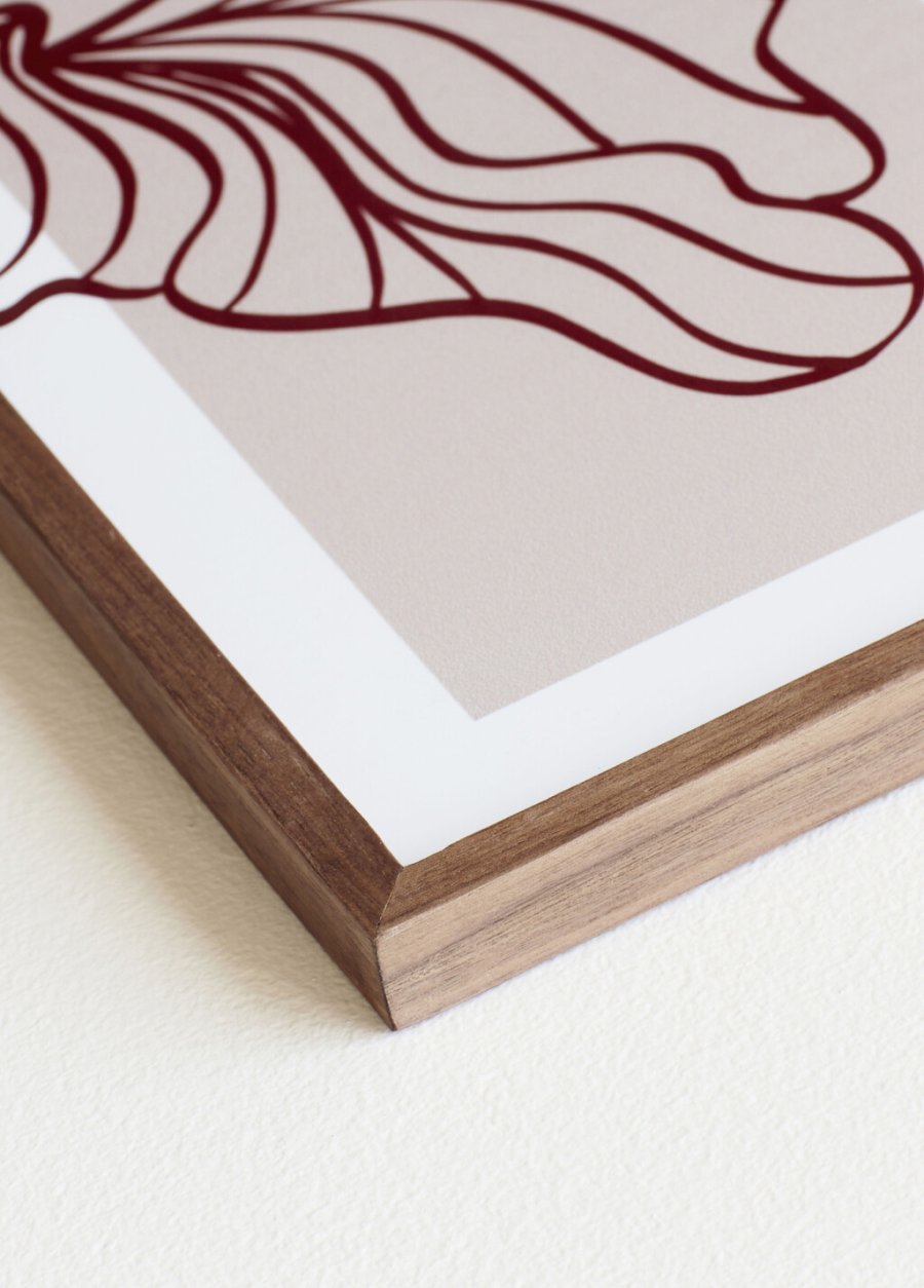 Hbsch Made Rahmen 30x21 cm, Walnut