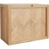 Hbsch Herringbone Schuhschrank 50 cm, Eiche