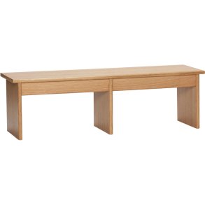 Hbsch Doppio Beistelltisch 99 cm, Eichenfurnier