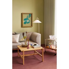 Hübsch Dash Sofabord H46 cm, Egetræsfiner
