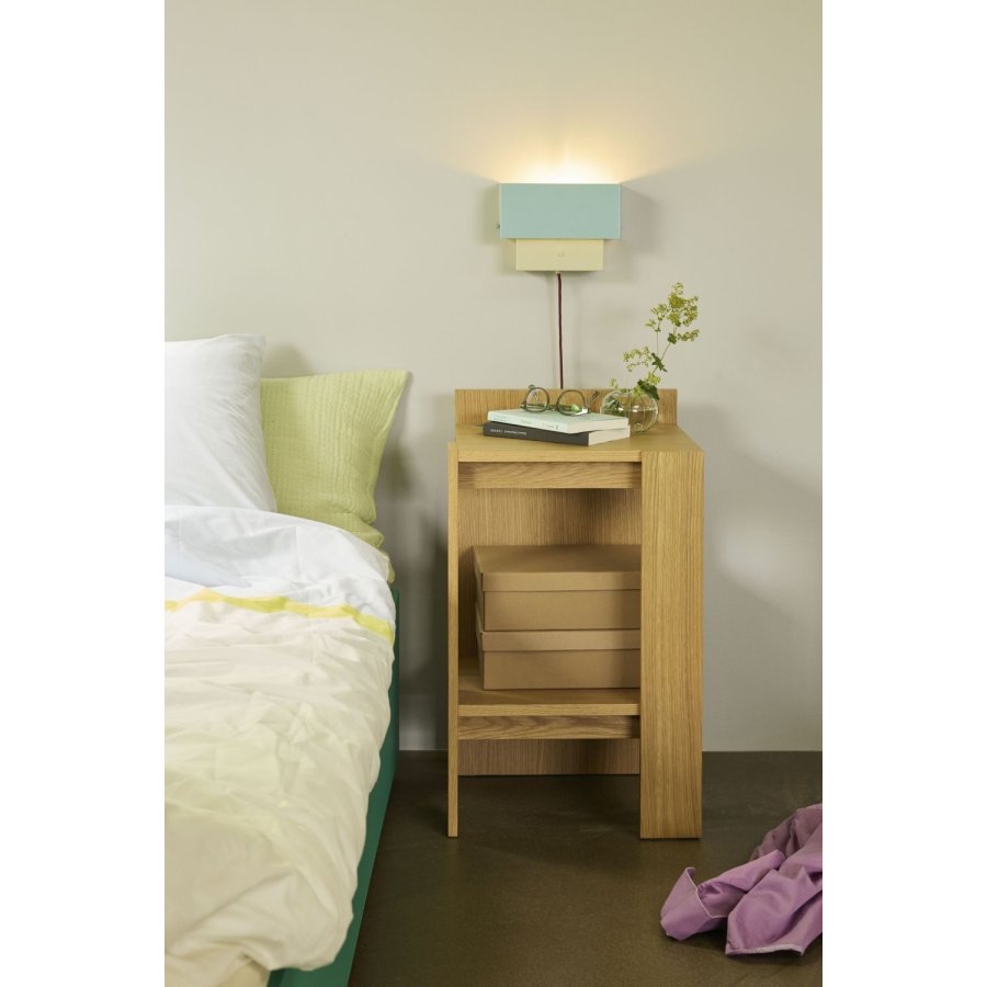 Hübsch Merge Nachttisch H70 cm, Eichenfurnier