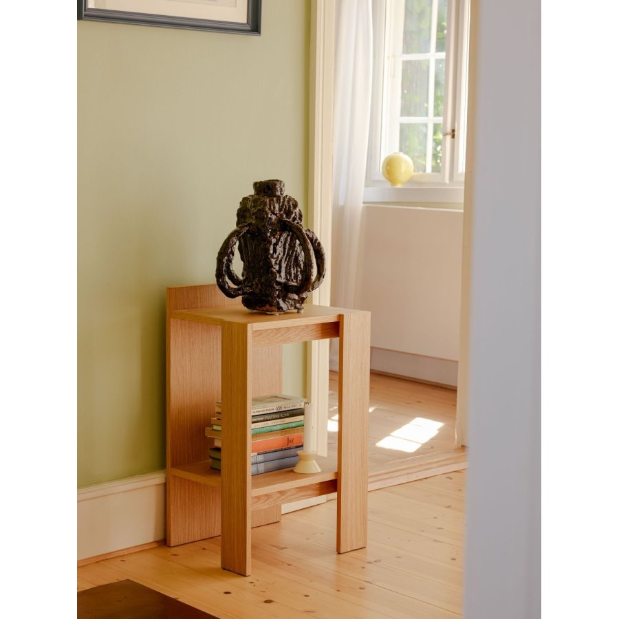 Hübsch Merge Nachttisch H70 cm, Eichenfurnier
