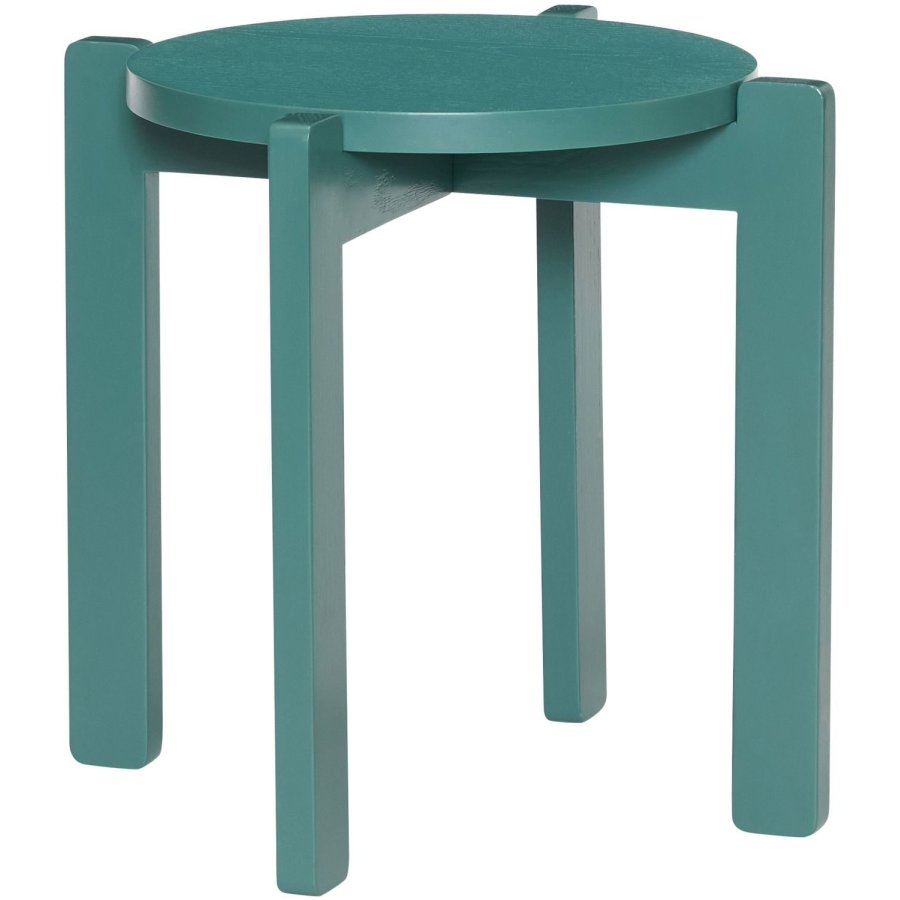 Hübsch Always Hocker H42 cm, Petrol