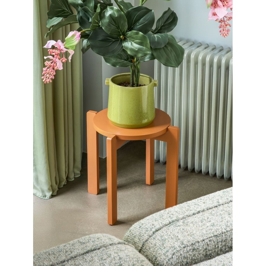Hübsch Always Hocker H42 cm, Orange
