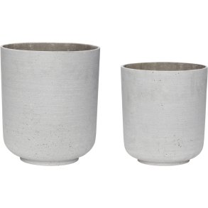 Hbsch Among bertopf 2er Set, Grau