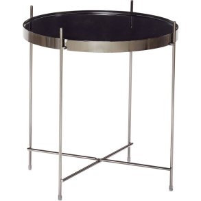 Hübsch Reflect Sidebord m. Spejl H45 cm, Sort