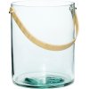 Hübsch Carry Lanterner H20 cm, Klar/Grn