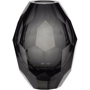 Hbsch Facet Vase H17 cm, Grau
