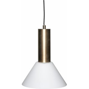 Hbsch Contrast Pendelleuchte 25 cm, Brniertes Messing