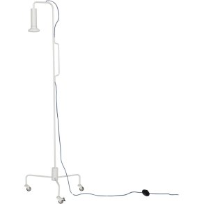 Hbsch Ido Stehleuchte m. Rad H154 cm, Hellgrau