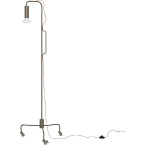 Hbsch Ido Stehleuchte m. Rad H154 cm, Braun