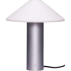 Hbsch Orbit Tischlampe H40 cm, Metallisches Silber