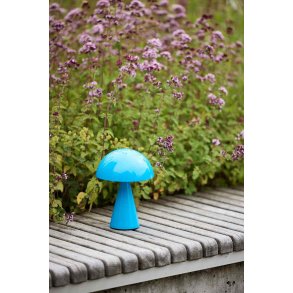 Hübsch Mush Trådløs Bordlampe LED H20 cm, Blå