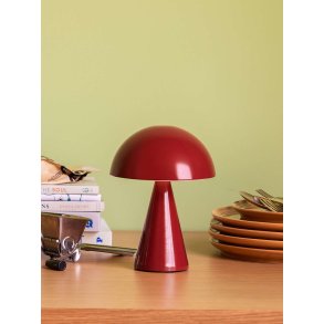 Hübsch Mush Trådløs Bordlampe LED H20 cm, Rød