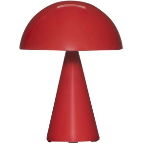 Hübsch Mush Trådløs Bordlampe LED H20 cm, Rød