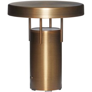 Hübsch BringMe Trdls Bordlampe LED H20 cm, Bruneret Messing