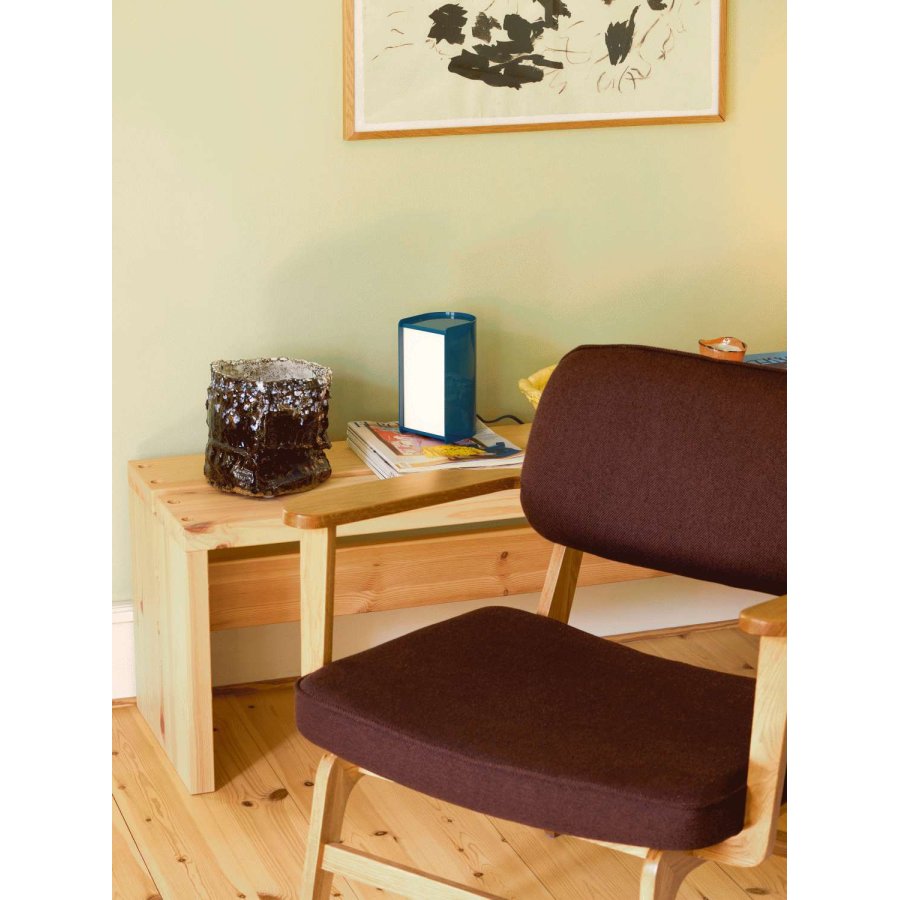 H&uuml;bsch Book Bordlampe H30 cm, Petrol