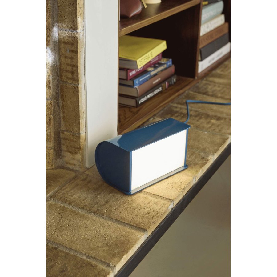 H&uuml;bsch Book Bordlampe H30 cm, Petrol