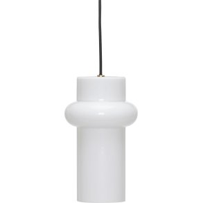 H&uuml;bsch Pilule Pendelleuchte Up H25 cm, Gl&auml;nzend Wei&szlig;