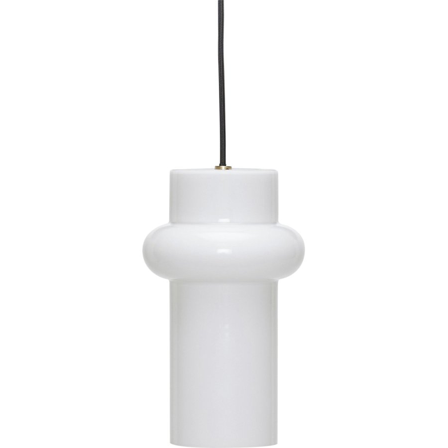 H&uuml;bsch Pilule Pendelleuchte Up H25 cm, Gl&auml;nzend Wei&szlig;