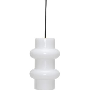 H&uuml;bsch Pilule Hanglamp Dubbel H25 cm, Glanzend Wit