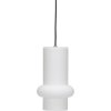 H&uuml;bsch Pilule Pendel Down H25 cm, Mat Hvid