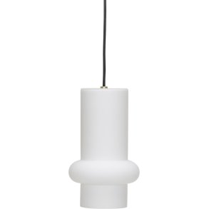H&uuml;bsch Pilule Pendelleuchte Down H25 cm, Mattwei&szlig;