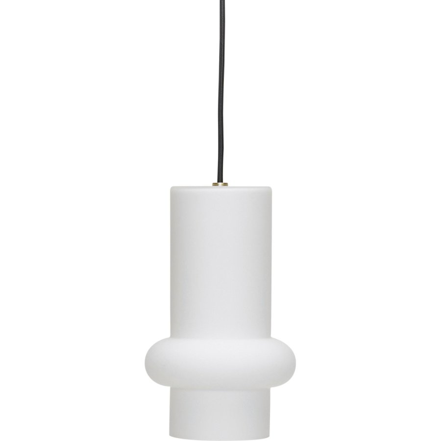 H&uuml;bsch Pilule Pendelleuchte Down H25 cm, Mattwei&szlig;