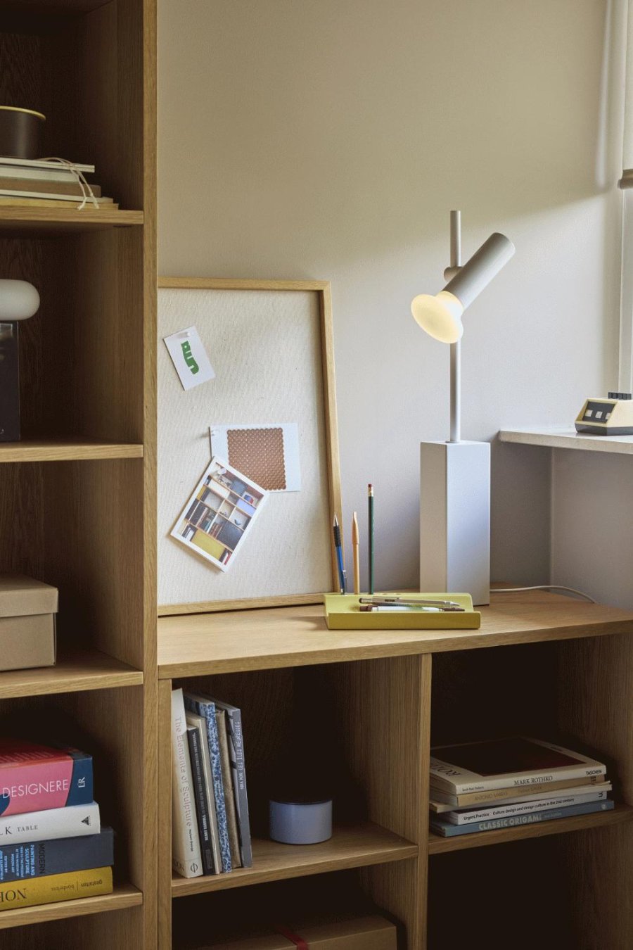 H&uuml;bsch Set Tischlampe H60 cm, Hellgrau