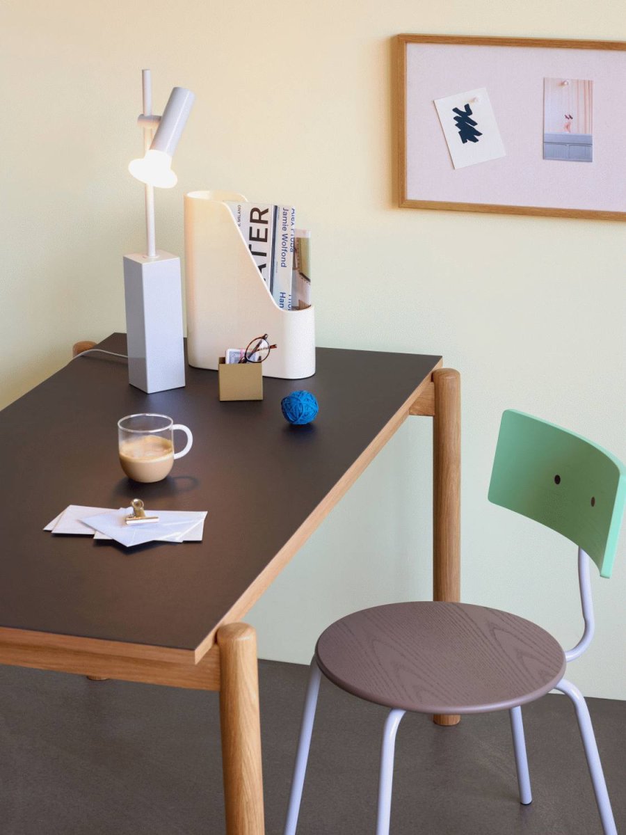 H&uuml;bsch Set Tischlampe H60 cm, Hellgrau