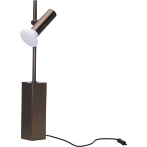 H&uuml;bsch Set Bordlampe H60 cm, Bruneret Messing