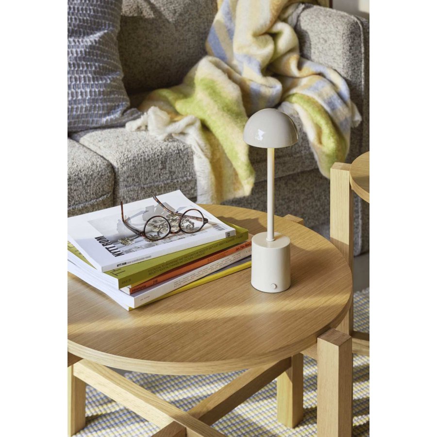 H&uuml;bsch Taten Tr�dl�s Bordlampe H30 cm, Sand