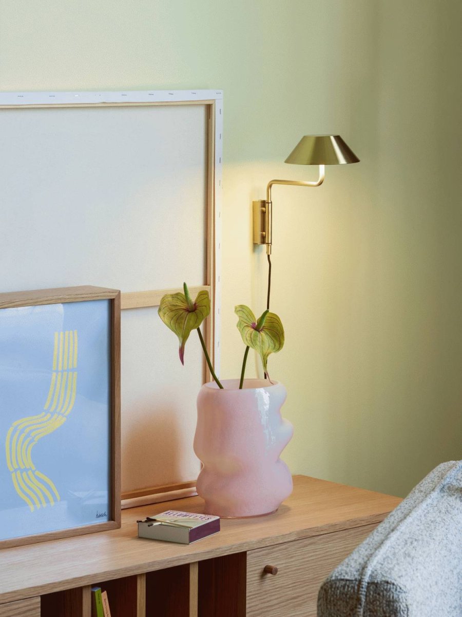 H&uuml;bsch Cover V�glampe 30 cm, Messing