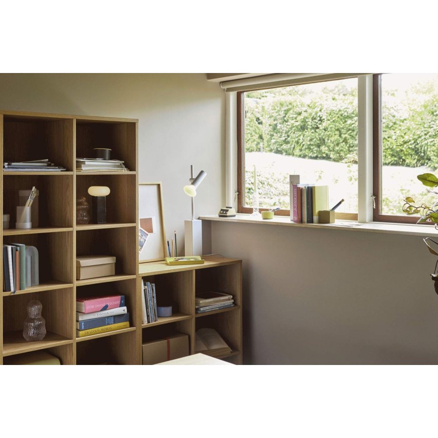 H&uuml;bsch Low Tr�dl�s Bordlampe H20 cm, Brun