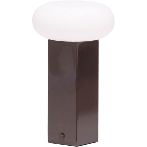 H&uuml;bsch Low Tr�dl�s Bordlampe H20 cm, Brun