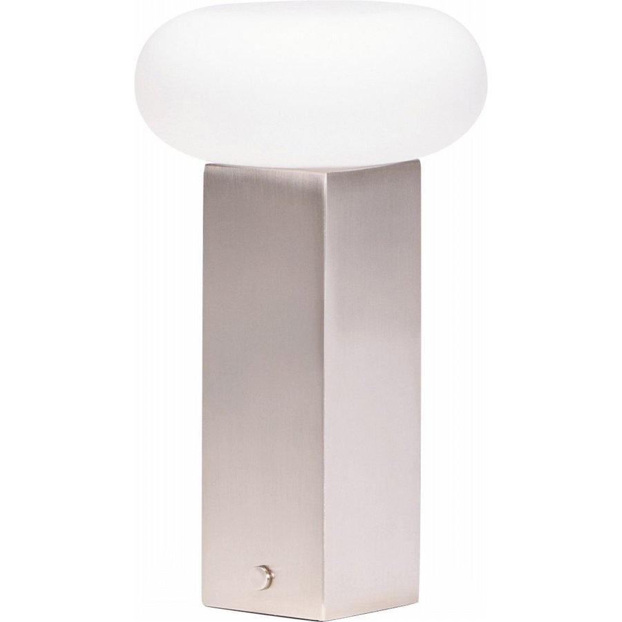 H&uuml;bsch Low Tr�dl�s Bordlampe H20 cm, Nikkel