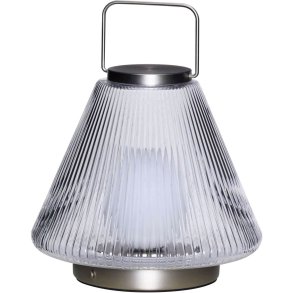 H&uuml;bsch Tou Akku-Tischlampe H28 cm, Nickel