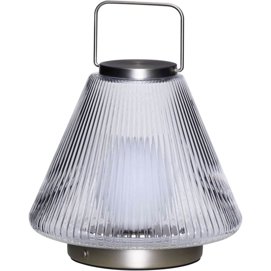 H&uuml;bsch Tou Akku-Tischlampe H28 cm, Nickel