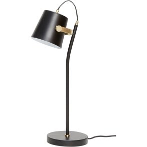 Hbsch Architect SchreibTischlampe H58 cm, Schwarz/Messing